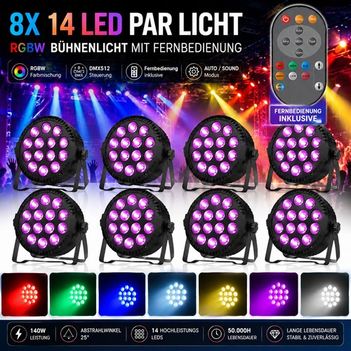 140w led par - 8x, 14led