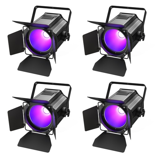 4stk 200w rgbwauv - rgbwauv, led