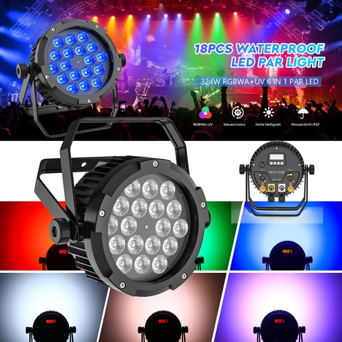 Wasserdichtes led par - wasserdichtes, rgbwa+uv