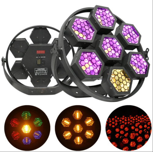 7x50w 7led cob rgbw par - 7led,