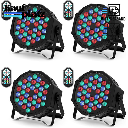 Rgb led par strahler - rgb, 4er